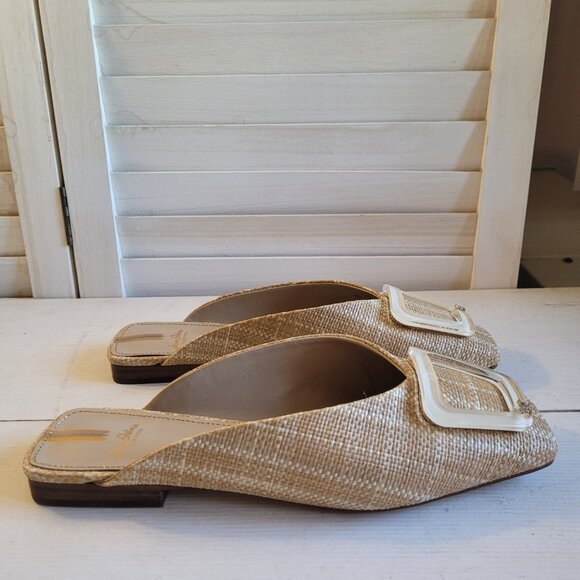 $79 NWT (8.5 & 9) SAM EDELMAN Buckle Mule - Picture 5 of 9